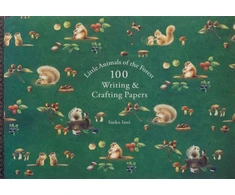 KNYGA Bookshop Little Animals of the Forest 100 Writing &amp; Crafting Papers
