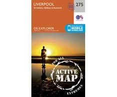 KNYGA Ordnance Survey Liverpool, St Helens - Widnes and Runcorn