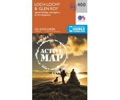 KNYGA Ordnance Survey Loch Lochy and Glen Roy - Spean Bridge, Invergarry and Fort Augustus