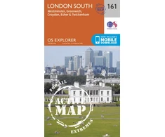 KNYGA Ordnance Survey London South, Westminster, Greenwich, Croydon, Esher &amp; Twickenham