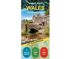 KNYGA Bookshop Lonely Planet Wales Planning Map