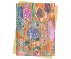 KNYGA Bookshop Lucy Innes Williams: Oranžinis Hydrangeas Greeting Card Pack