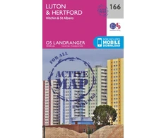 KNYGA Ordnance Survey Luton, Hertford, Hitchin &amp; St Albans