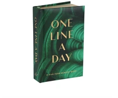 KNYGA Bookshop Malachite Žalias One Line a Day