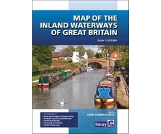 KNYGA Bookshop Map of the Inland Waterways of Great Britain