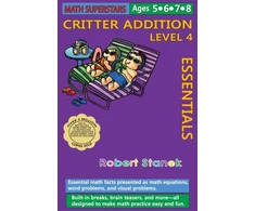KNYGA Bookshop Math Superstars Addition Level 4, Library Hardcover Edition