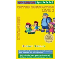 KNYGA Robert Stanek Math Superstars Subtraction Level 2, Library Hardcover Edition