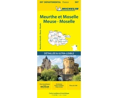KNYGA Meurthe et Moselle Meuse Moselle - Michelin Local Map 307