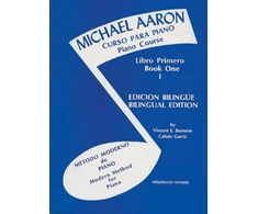 KNYGA Bookshop Michael Aaron Curso Para Piano Piano Course Libro Primero Book 1 Edicion Bilingue/Bilingual Edition