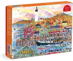 Dėlionė Bookshop Michael Storrings Autumn By the Sea 1000 Piece Puzzle