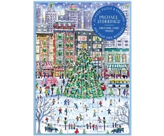 KNYGA Bookshop Michael Storrings Christmas in the City Greeting Card Puzzle
