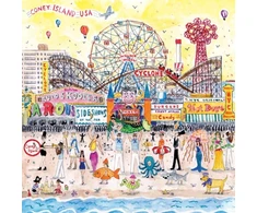 Dėlionė Bookshop Michael Storrings Summer at the Amusement Park 500 Piece Puzzle