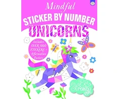 KNYGA Bookshop Mindful Sticker by Number Unicorns