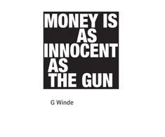 KNYGA Bookshop Money is as innocent as the gun