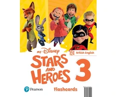 KNYGA Bookshop My Disney Stars and Heroes British Edition Level 3 Flashcards