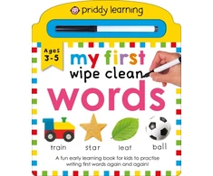 KNYGA Bookshop My First Wipe Clean: Words