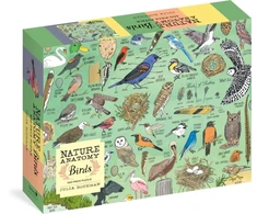 KNYGA Julia Rothman Nature Anatomy: Birds Puzzle (500 pieces)