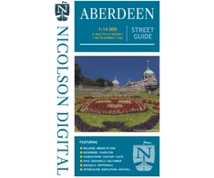 KNYGA Bookshop Nicolson Street Map Aberdeen (Card Cover)