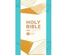 KNYGA Bookshop NIV Larger Print Personal Teal Soft-Tone Bible