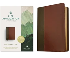 KNYGA Tyndale NLT Life Application Study Bible, Third Edition, Mahaogany