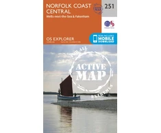 KNYGA Ordnance Survey Norfolk Coast Central
