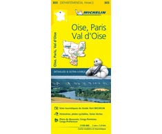 KNYGA Oise, Paris, Val-d'Oise - Michelin Local Map 305