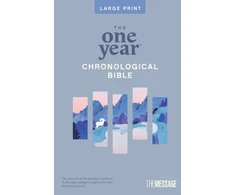 KNYGA Bookshop One Year Chronological Bible The Message, Large Print