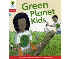 KNYGA Roderick Hunt Oxford Reading Tree: Level 4: Floppy's Phonics Fiction: Žalias Planet Kids