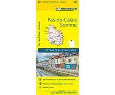 KNYGA Bookshop Pas-de-Calais, Somme - Michelin Local Map 301