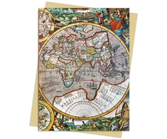 KNYGA Bookshop Pieter van den Keere: Antique Map Greeting Card Pack