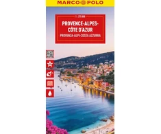 KNYGA Bookshop Provence, Alps, Cote d'Azur Marco Polo Map
