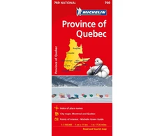 KNYGA Bookshop Quebec - Michelin National Map 760