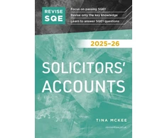 KNYGA Bookshop Revise SQE Solicitors' Accounts 2025/26