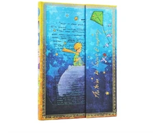 KNYGA paperblanks Saint-Exupery, The Little Prince (Embellished Manuscripts Collection) Midi Lined Hardcover Journal (Wrap Closure)