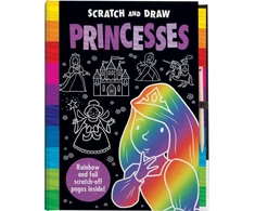 KNYGA Bookshop Scratch &amp; Draw Princess - Scratch Art Activity Book