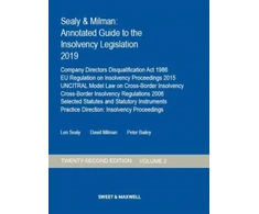 KNYGA Professor David Milman Sealy &amp; Milman: Annotated Guide to the Insolvency Legislation 2019