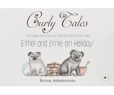 KNYGA Bookshop Skirtas garbanotiems plaukams Tales the curious adventures of Ethel and Ernie the pug twins