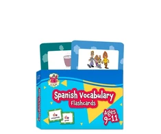 KNYGA Bookshop Spanish Vocabulary Flashcards for Ages 9-11 (with Free Online Audio)