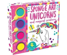KNYGA Bookshop Sponge Art Unicorns and Magical Creatures