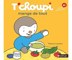 KNYGA Bookshop T'choupi mange de tout