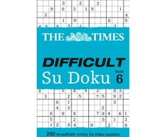 KNYGA The Times Mind Games Times Difficult Su Doku Book 6