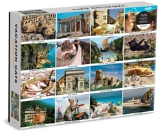 Dėlionė Bookshop Vacation Cats 1500 Piece Puzzle