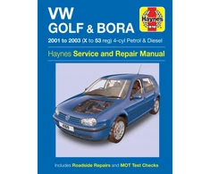 KNYGA Bookshop VW Golf &amp; Bora 4-cyl Petrol &amp; Diesel (01 - 03) Haynes Repair Manual