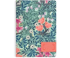 KNYGA Bookshop William Morris Bower Handmade Embroidered B5 Journal