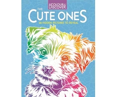 KNYGA Buster Books Colour and Discover: The Cute Ones, 28 Hidden Pictures to Reveal