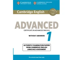 KNYGA Cambridge English Advanced 1 for Revised Exam from 2015 Student's Book without Answers