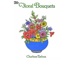 KNYGA Charlene Tarbox Floral Bouquets Colouring Book