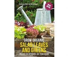 KNYGA Charles Dowding Grow Organic Salad Leaves and Greens, Indoors or outdoors, all year round