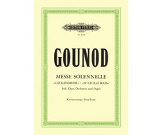 KNYGA Charles Gounod Messe solennelle "St Cecilia Mass" (Vocal Score)