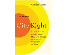KNYGA Charles Lipson Cite Right, Third Edition